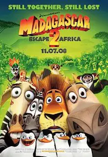 دانلود انیمیشن ماداگاسکار فرار به آفریقا Madagascar Escape 2 Africa 2008 ✔️ با دوبله فارسی