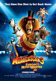 دانلود انیمیشن ماداگاسکار 3 اروپای تحت تعقیب Madagascar 3 Europes Most Wanted 2012 ✔️ با دوبله فارسی